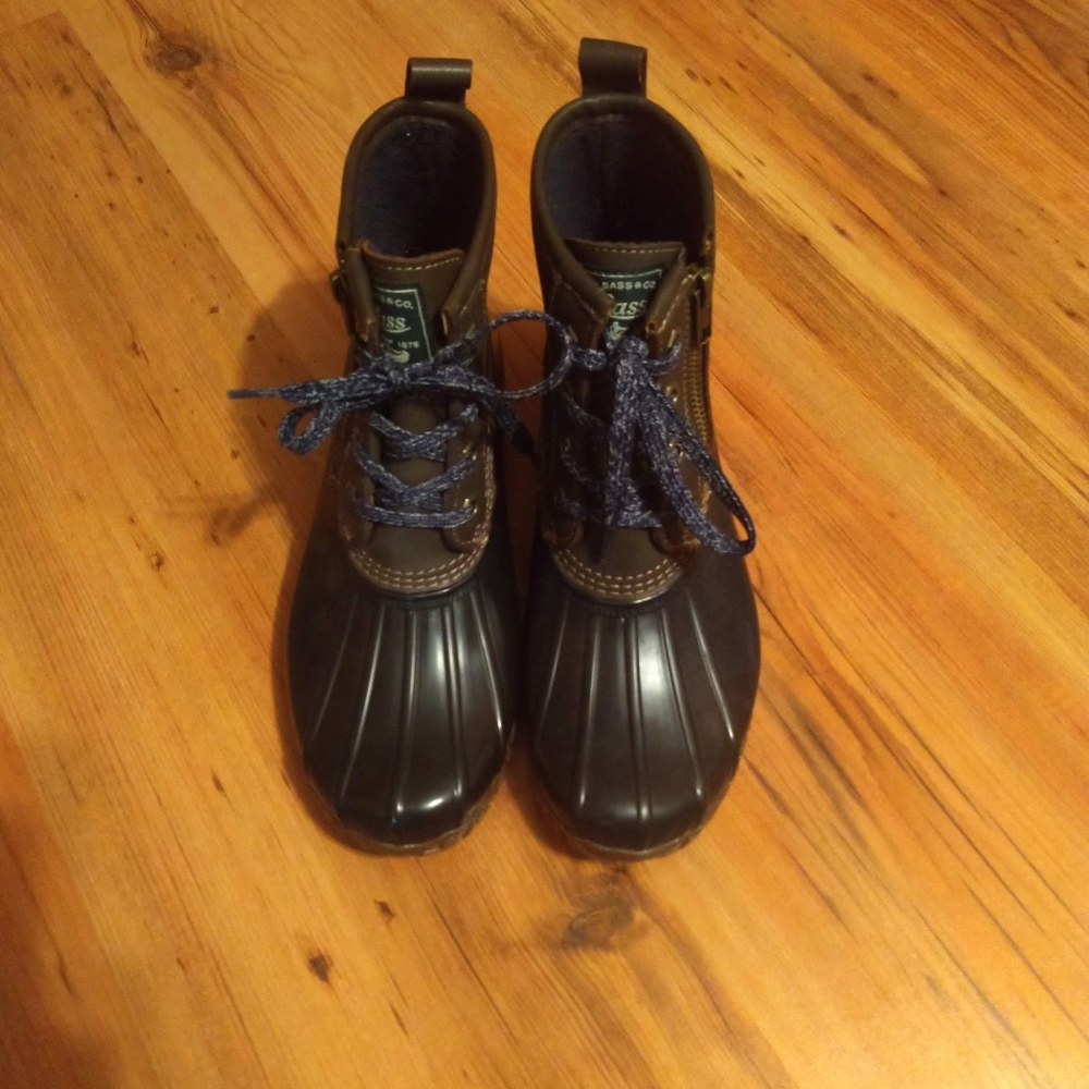 Navy Duck Boots